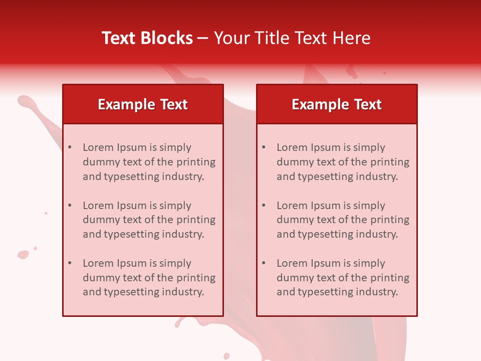 Painting Paint Drop PowerPoint Template