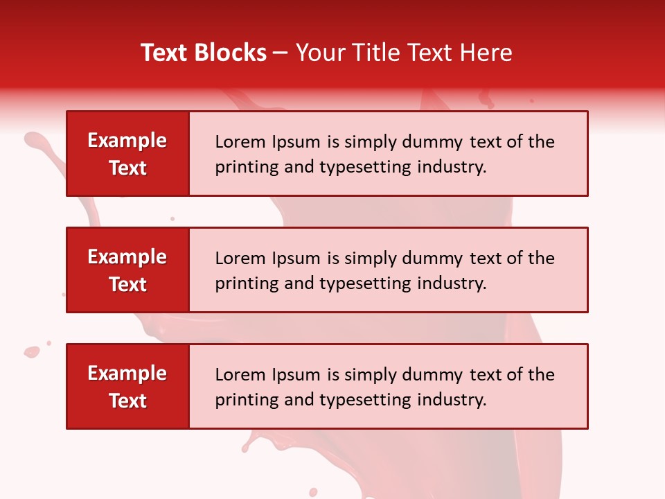 Painting Paint Drop PowerPoint Template