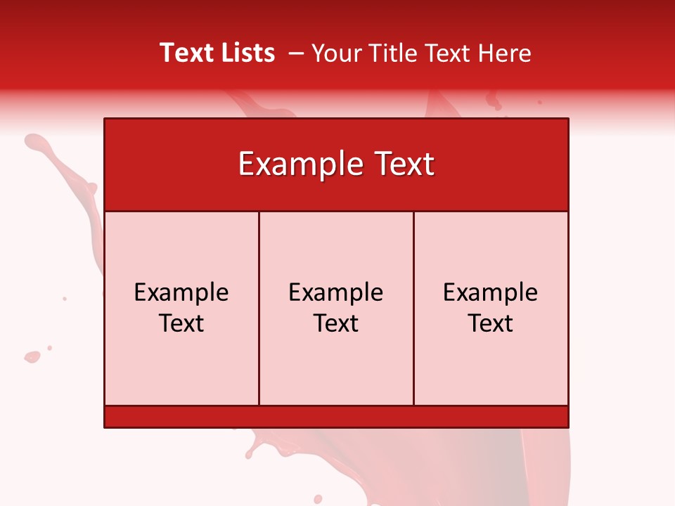 Painting Paint Drop PowerPoint Template