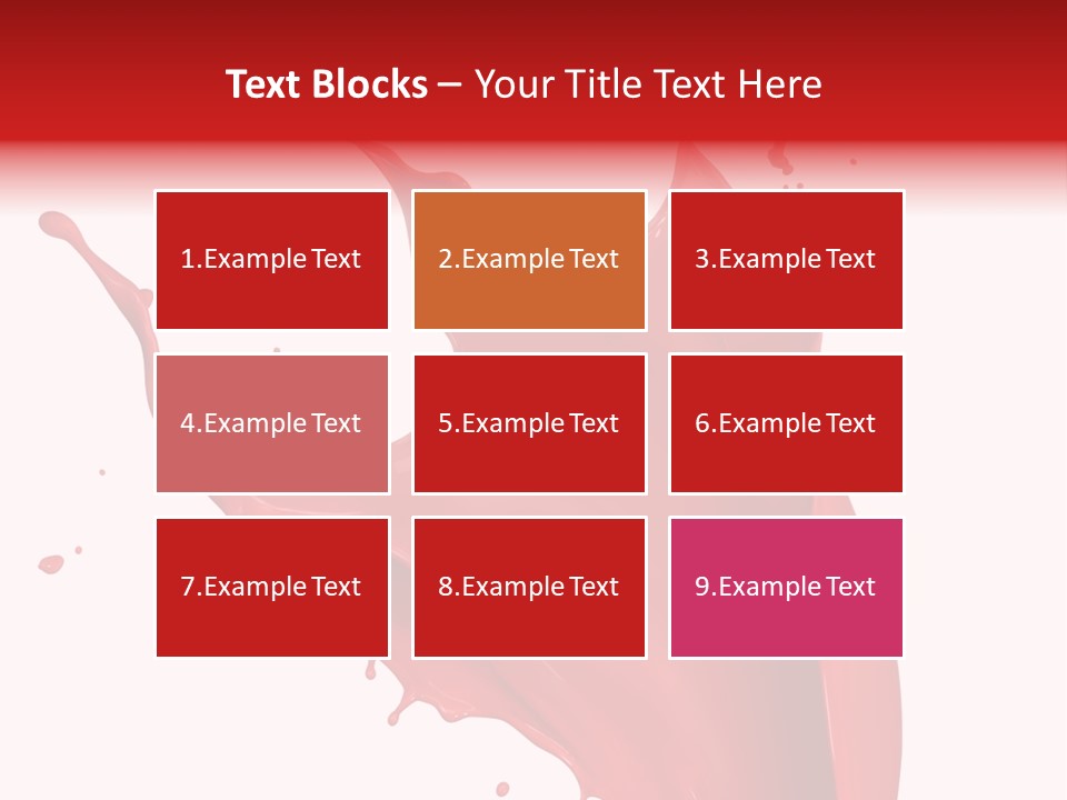 Painting Paint Drop PowerPoint Template