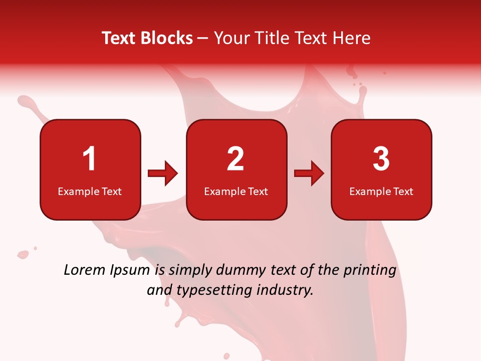 Painting Paint Drop PowerPoint Template