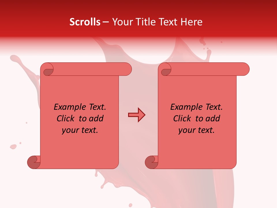 Painting Paint Drop PowerPoint Template