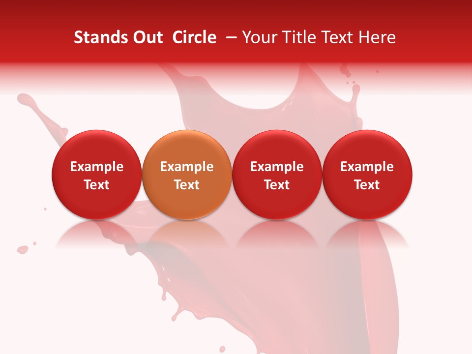 Painting Paint Drop PowerPoint Template