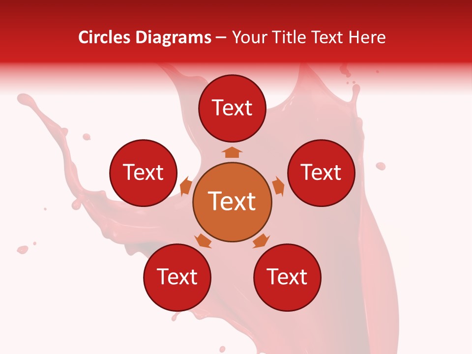 Painting Paint Drop PowerPoint Template