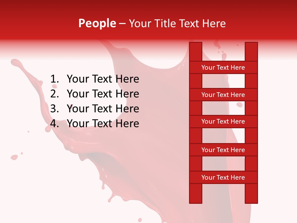 Painting Paint Drop PowerPoint Template