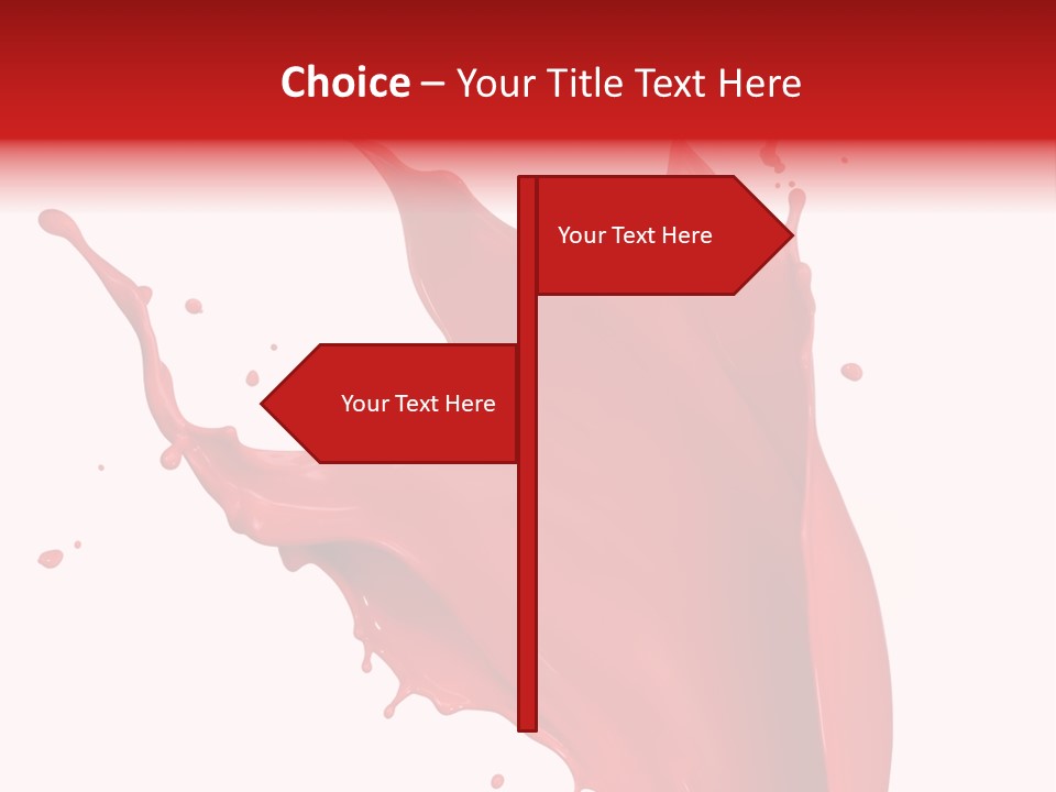 Painting Paint Drop PowerPoint Template