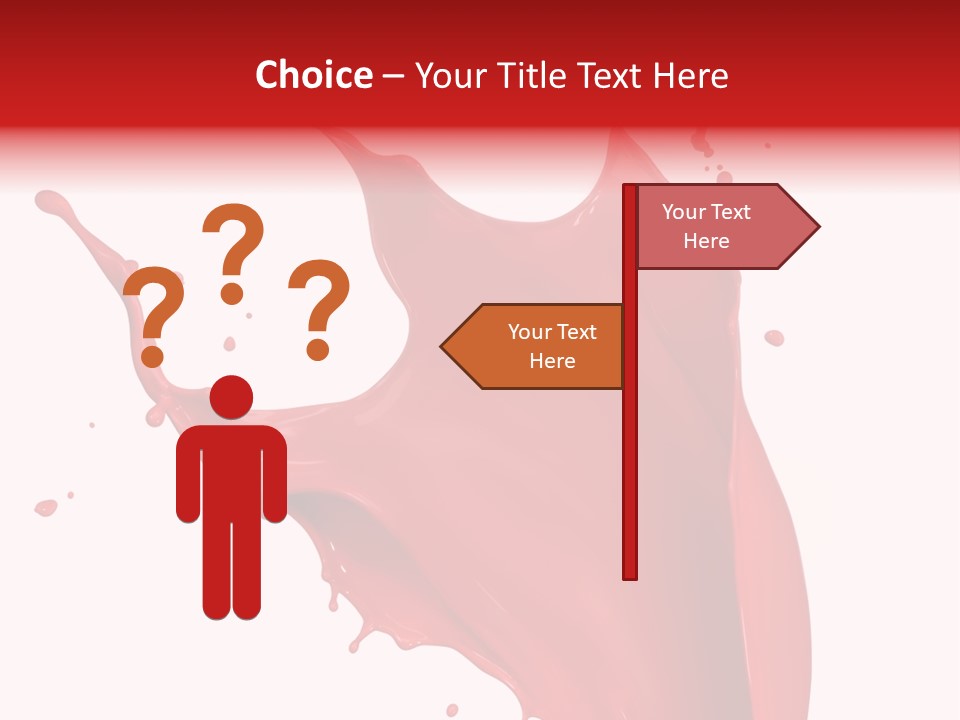 Painting Paint Drop PowerPoint Template