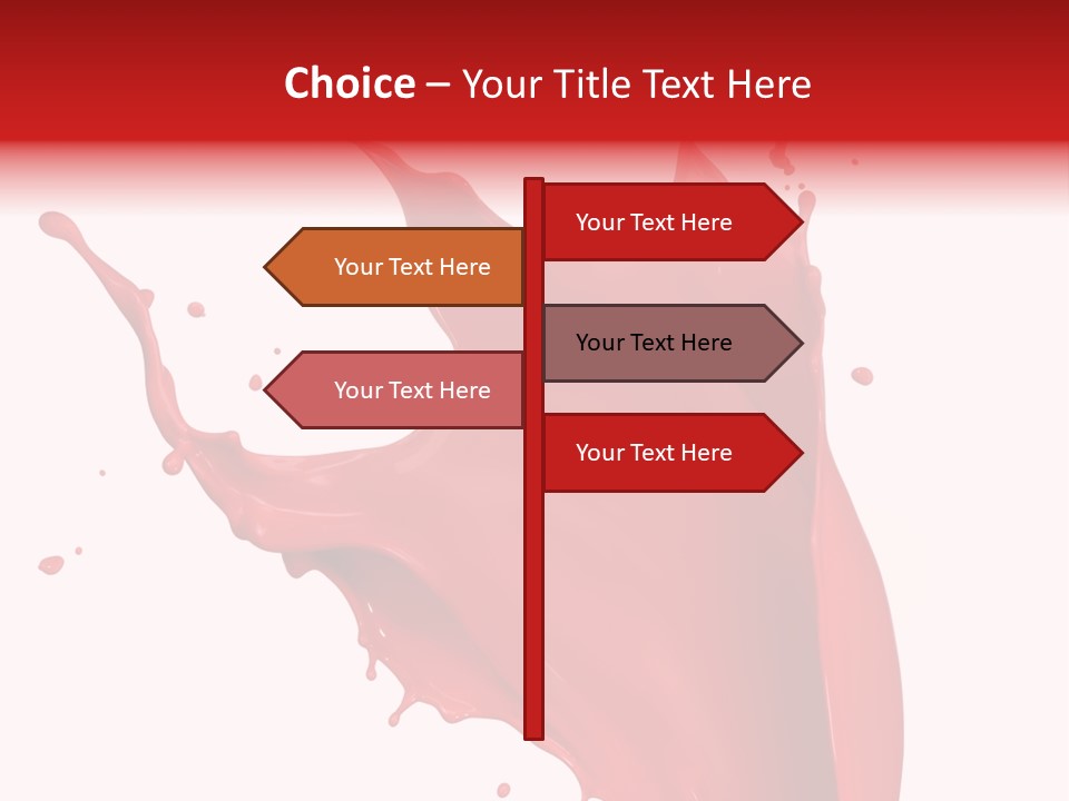 Painting Paint Drop PowerPoint Template