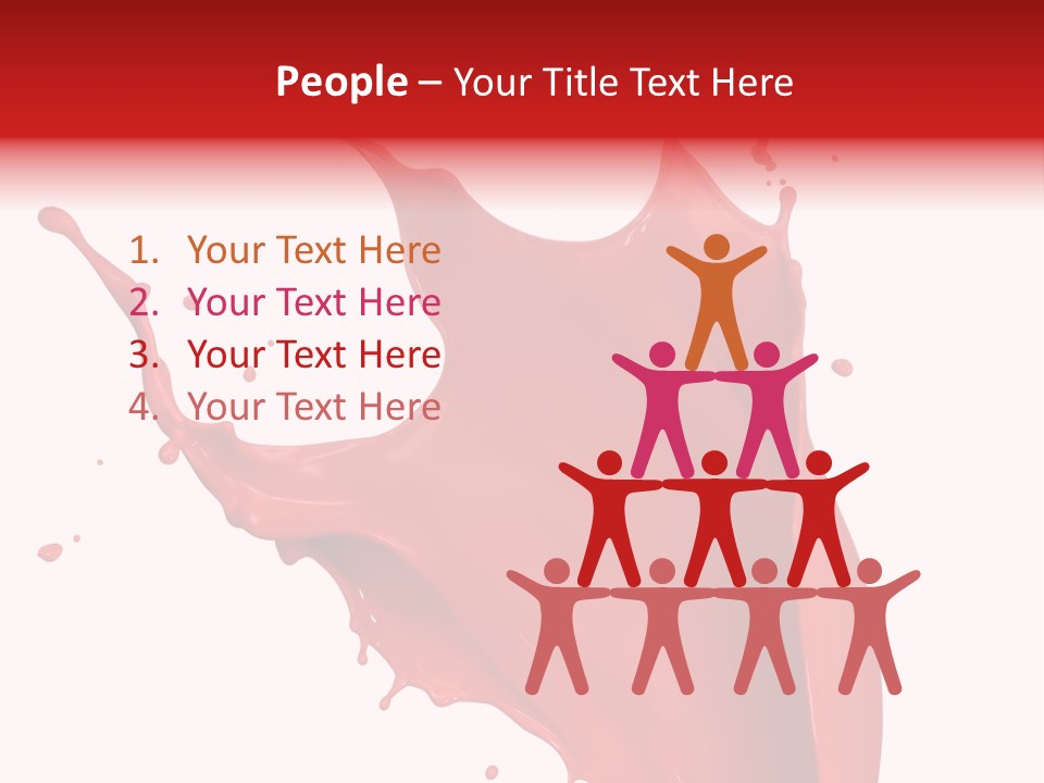 Painting Paint Drop PowerPoint Template