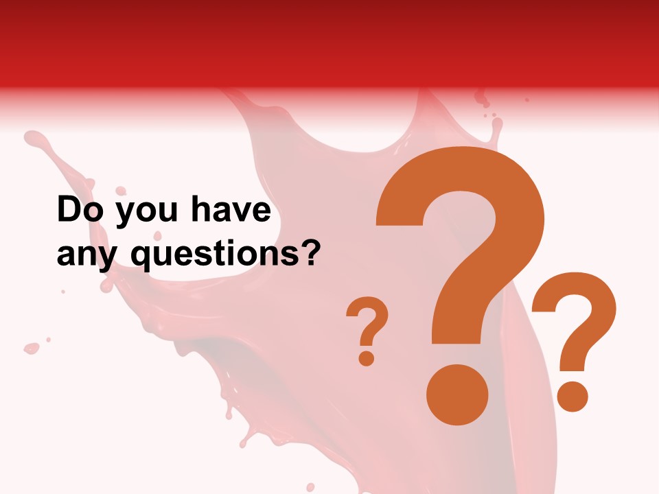 Painting Paint Drop PowerPoint Template