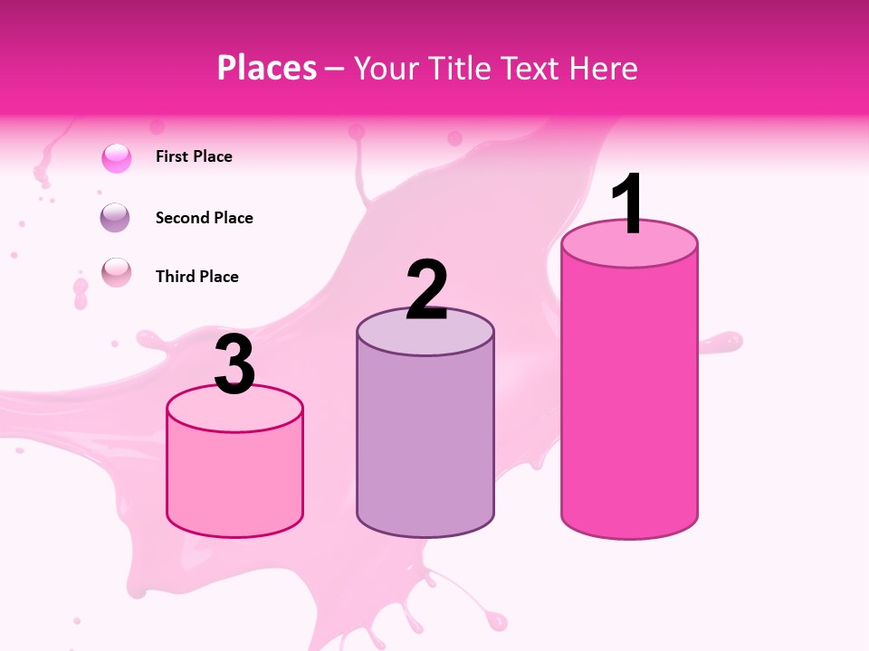 Isolated Paint Motion PowerPoint Template