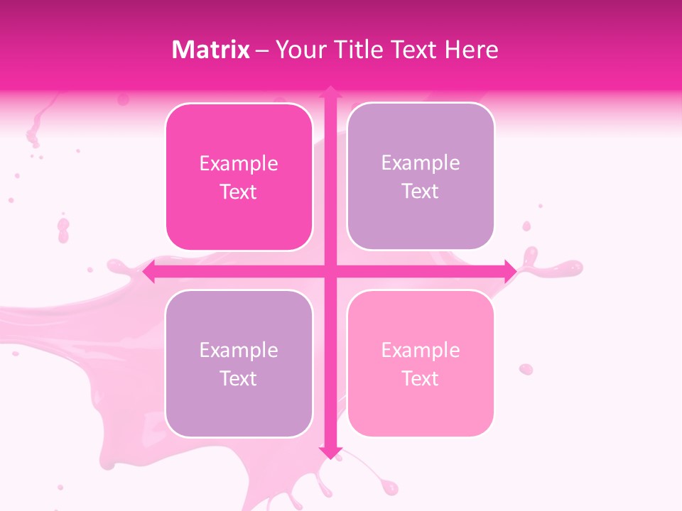 Isolated Paint Motion PowerPoint Template