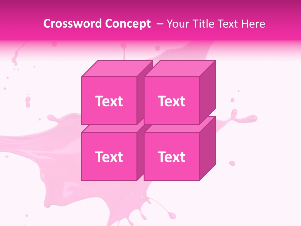 Isolated Paint Motion PowerPoint Template