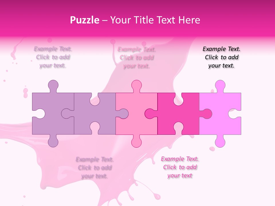 Isolated Paint Motion PowerPoint Template