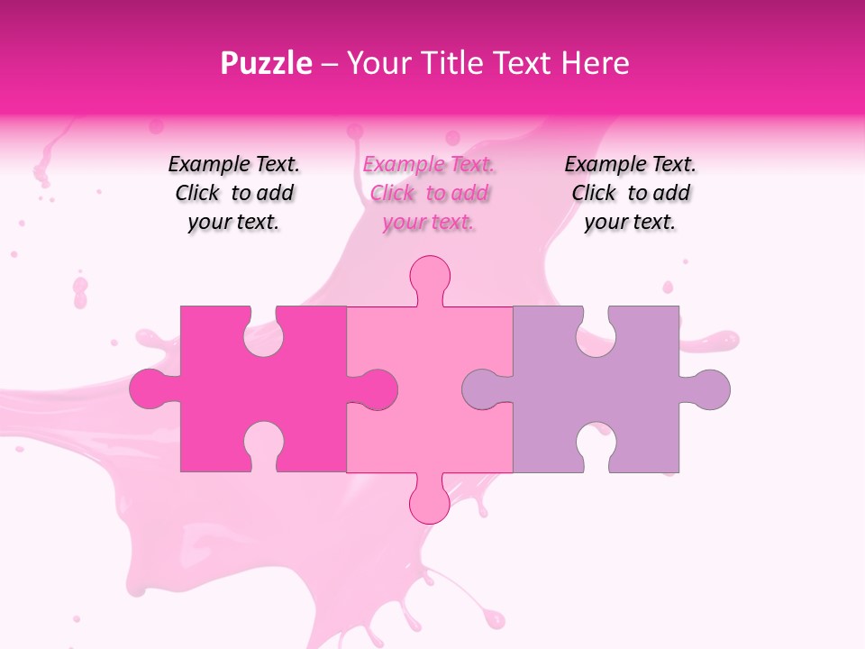 Isolated Paint Motion PowerPoint Template