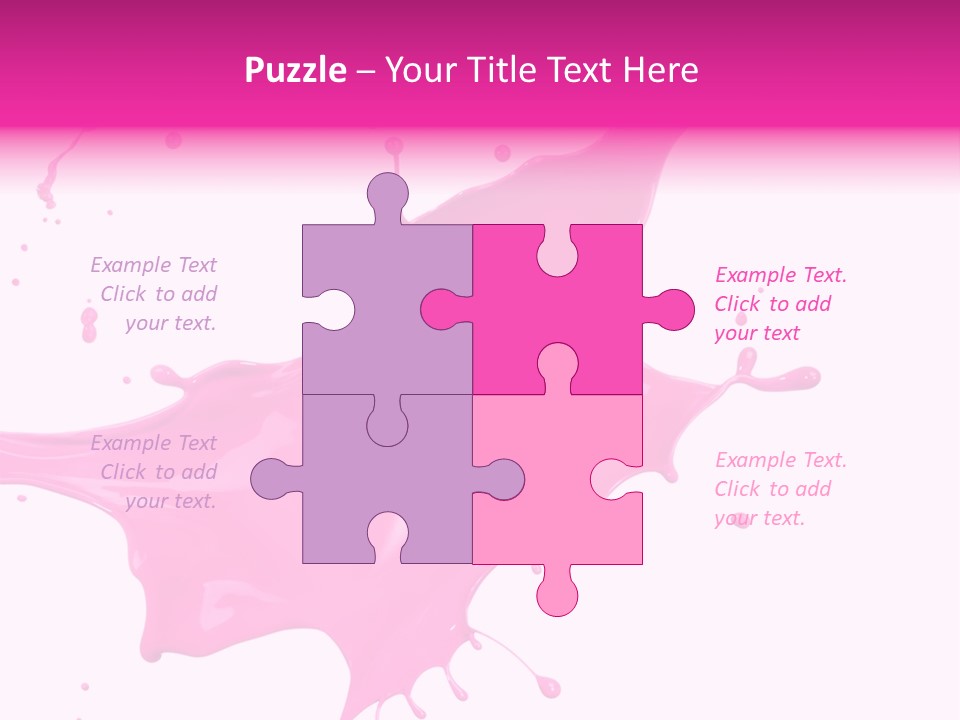 Isolated Paint Motion PowerPoint Template