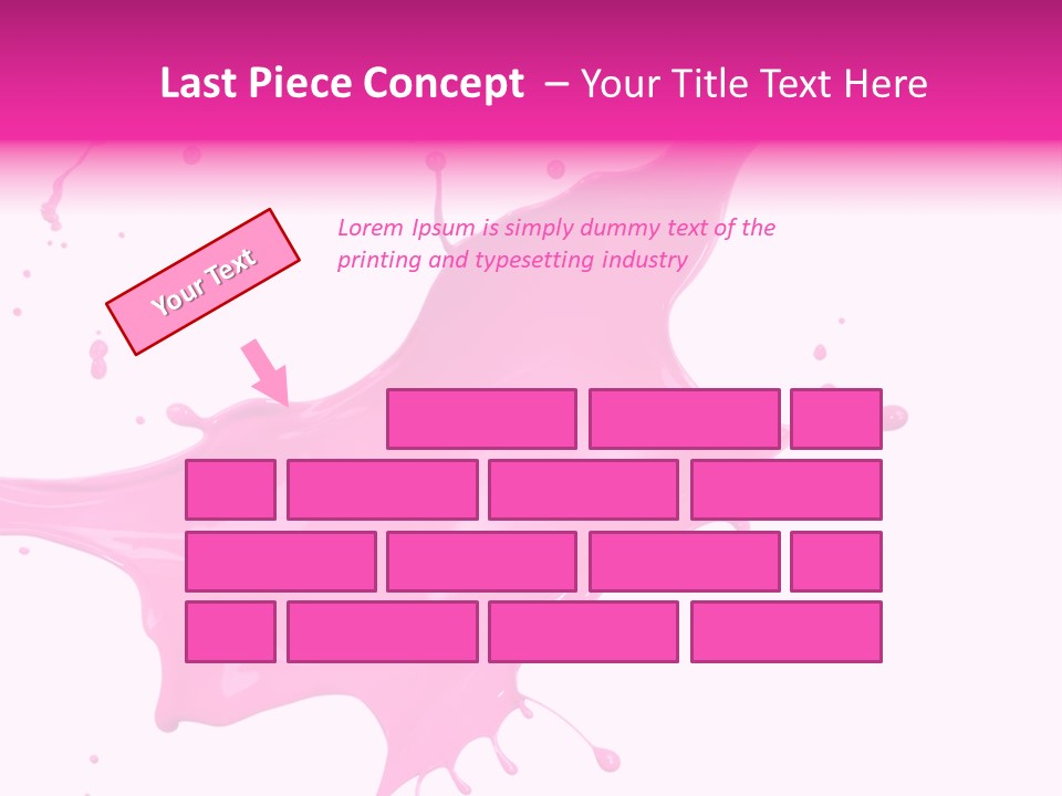 Isolated Paint Motion PowerPoint Template