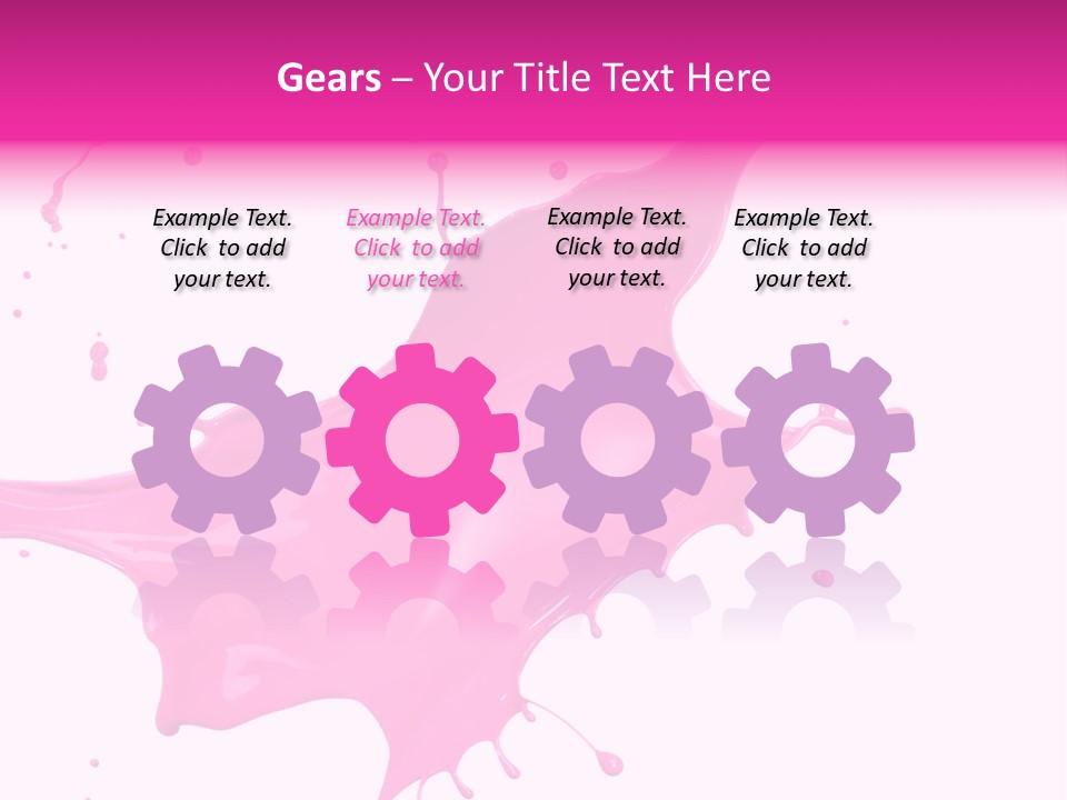 Isolated Paint Motion PowerPoint Template