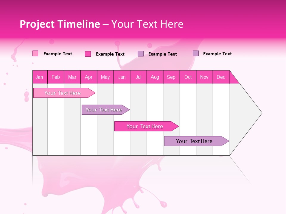 Isolated Paint Motion PowerPoint Template
