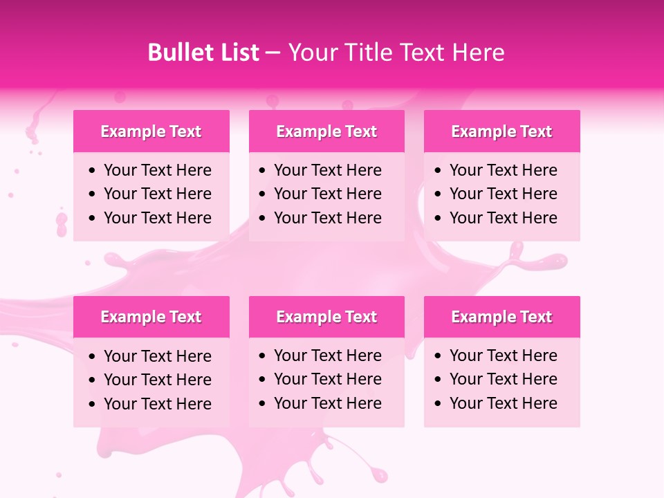 Isolated Paint Motion PowerPoint Template