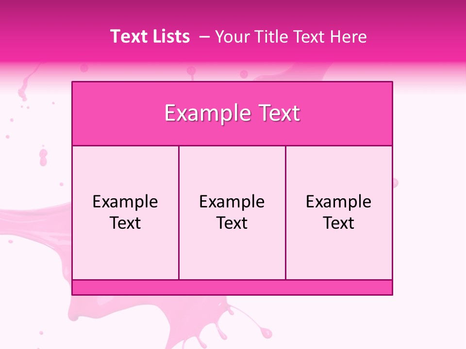 Isolated Paint Motion PowerPoint Template