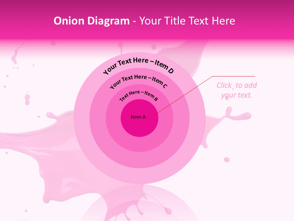 Isolated Paint Motion PowerPoint Template