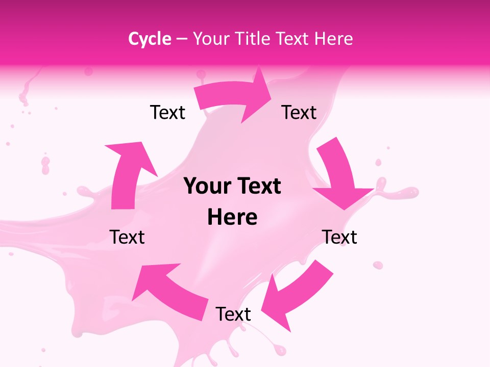 Isolated Paint Motion PowerPoint Template