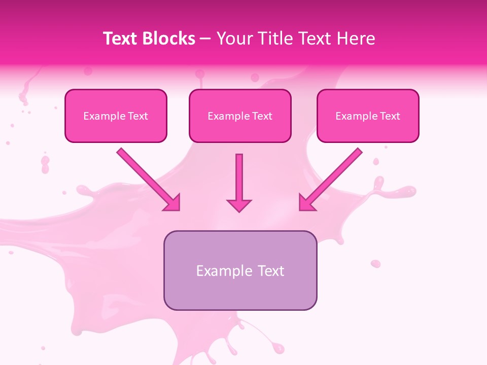Isolated Paint Motion PowerPoint Template