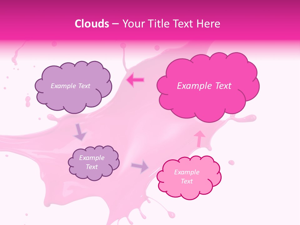 Isolated Paint Motion PowerPoint Template