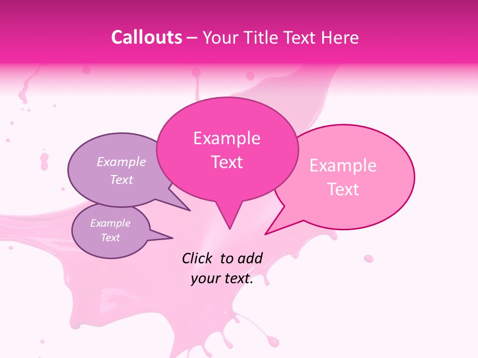 Isolated Paint Motion PowerPoint Template