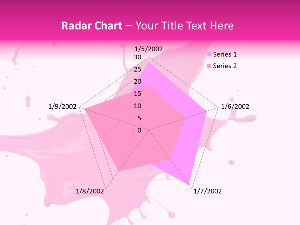 Isolated Paint Motion PowerPoint Template