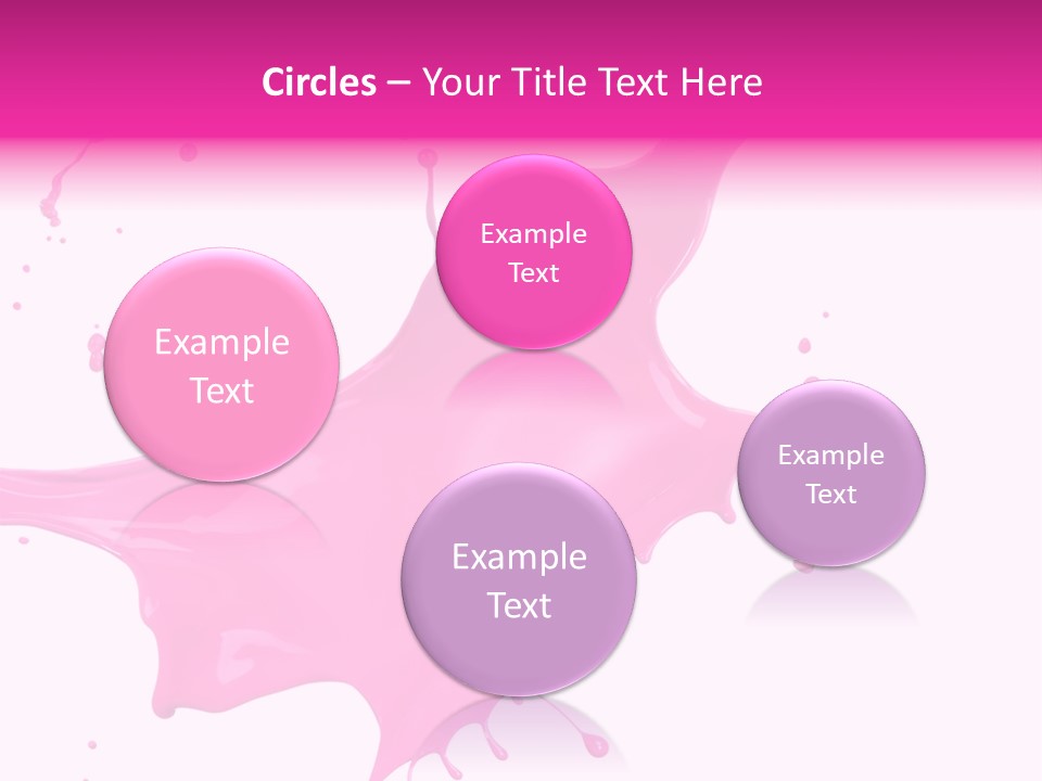 Isolated Paint Motion PowerPoint Template