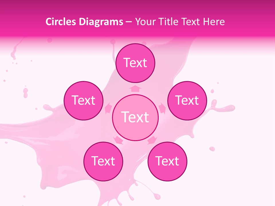 Isolated Paint Motion PowerPoint Template