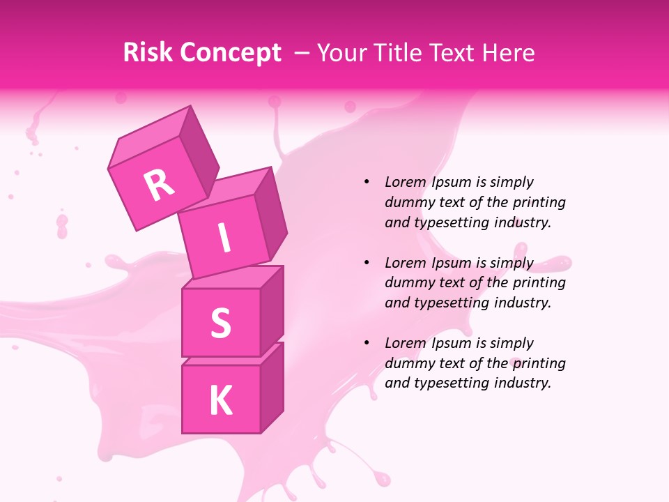 Isolated Paint Motion PowerPoint Template