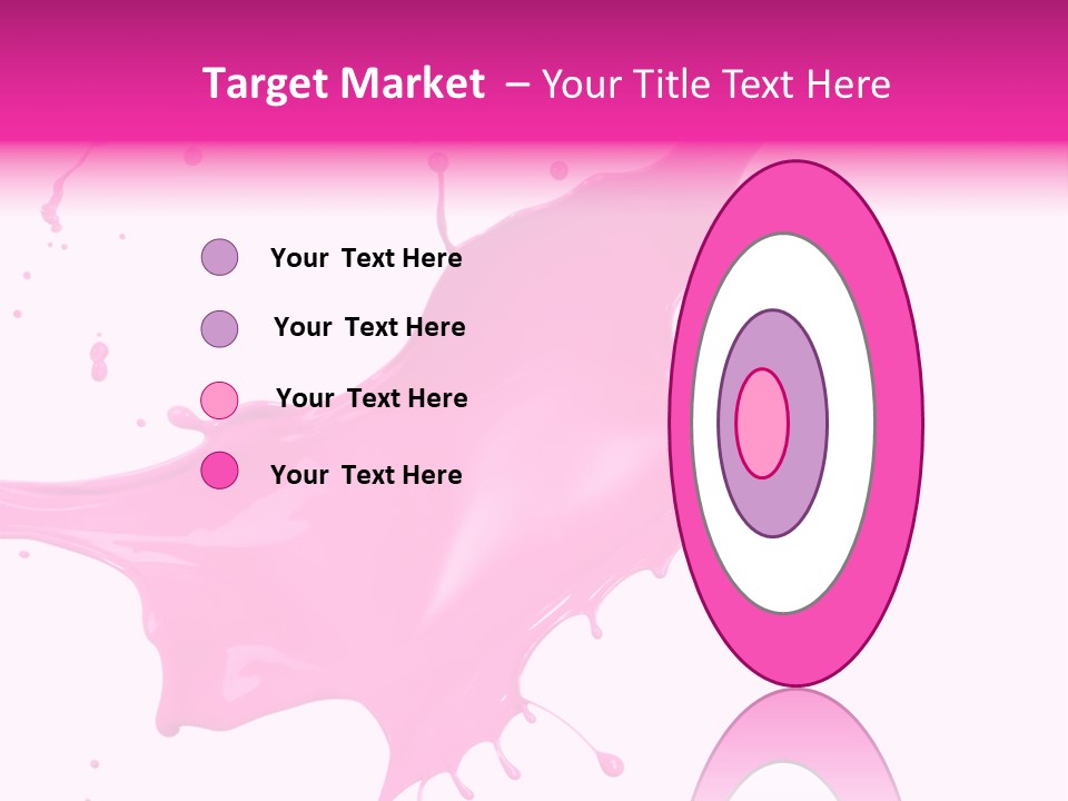 Isolated Paint Motion PowerPoint Template