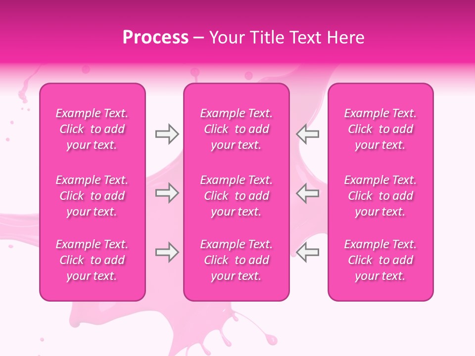 Isolated Paint Motion PowerPoint Template