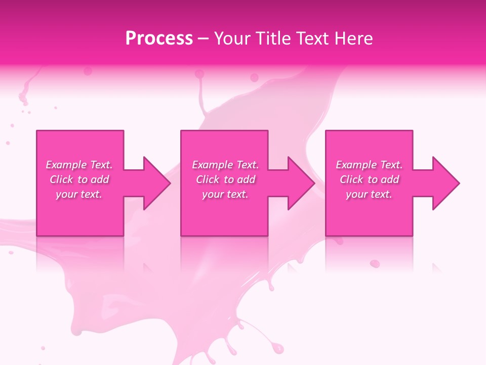 Isolated Paint Motion PowerPoint Template