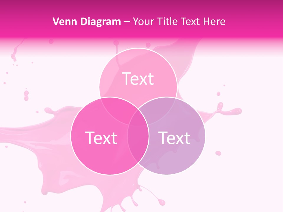 Isolated Paint Motion PowerPoint Template