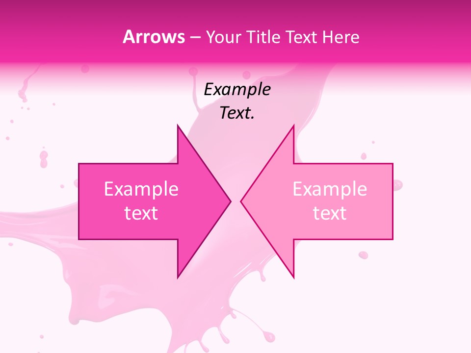 Isolated Paint Motion PowerPoint Template