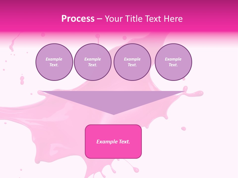 Isolated Paint Motion PowerPoint Template