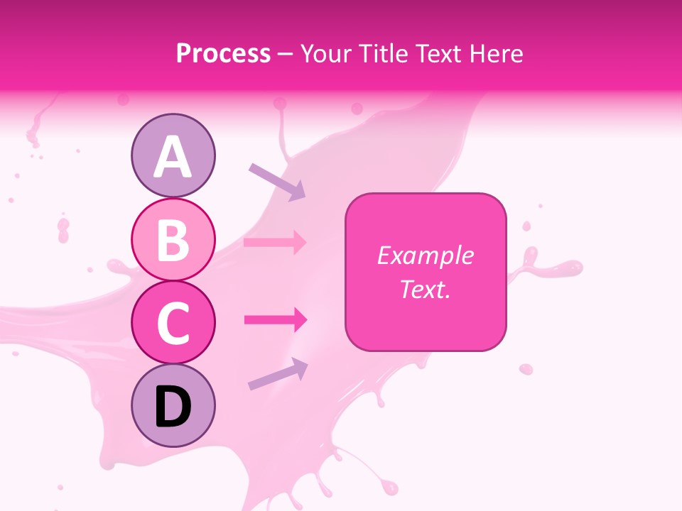 Isolated Paint Motion PowerPoint Template