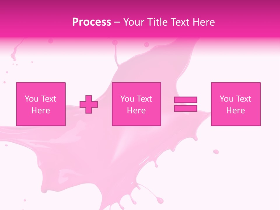 Isolated Paint Motion PowerPoint Template