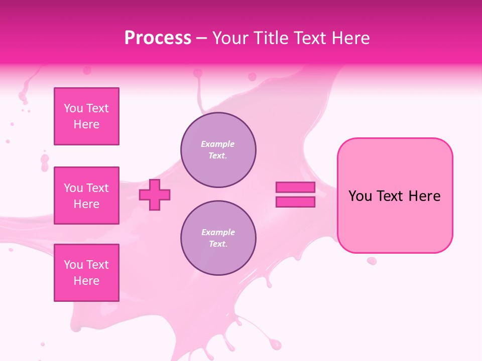 Isolated Paint Motion PowerPoint Template