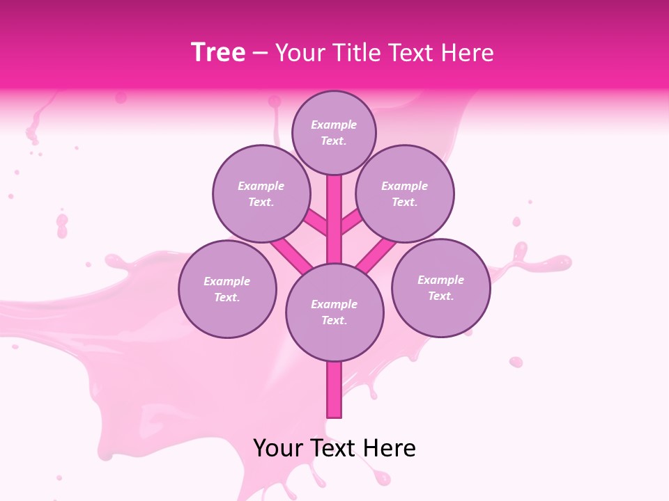 Isolated Paint Motion PowerPoint Template