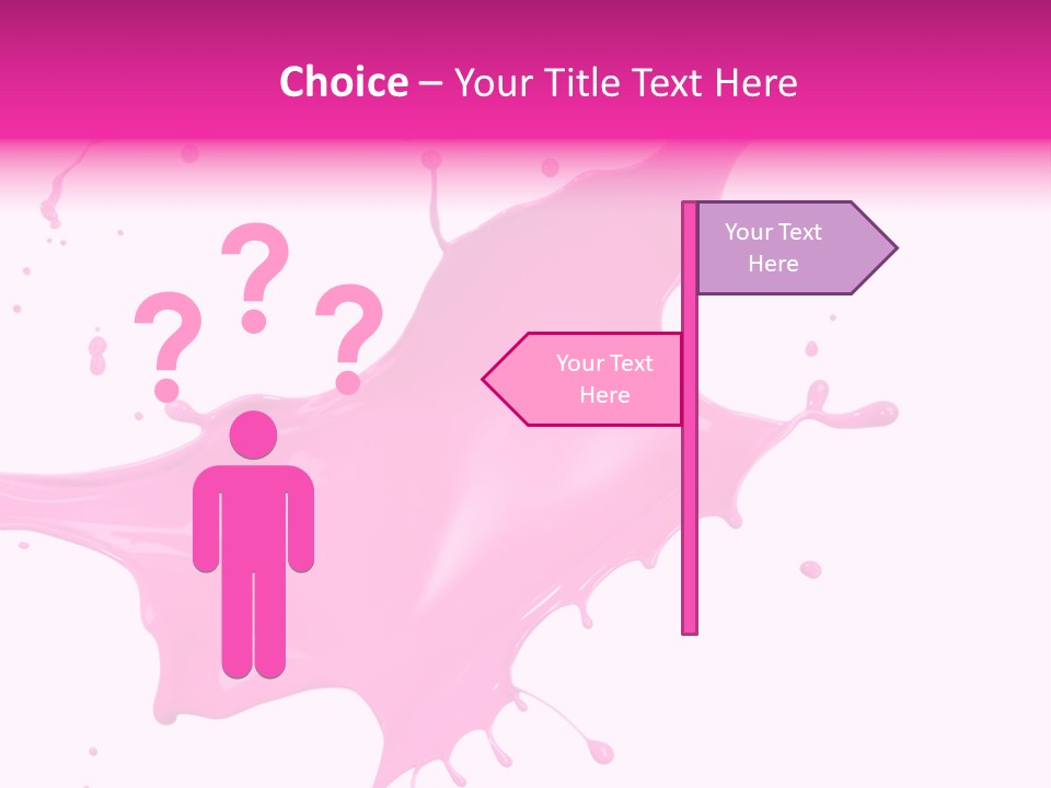 Isolated Paint Motion PowerPoint Template