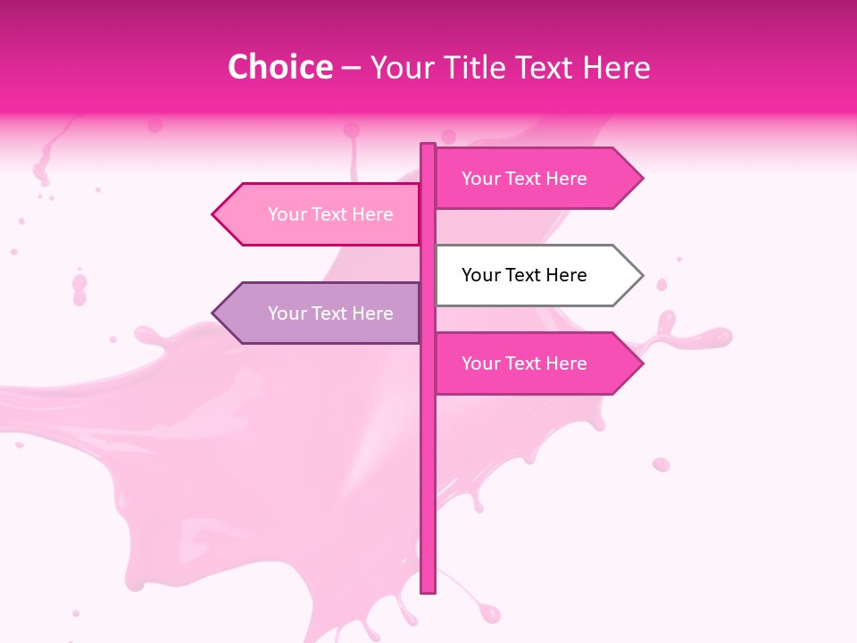 Isolated Paint Motion PowerPoint Template