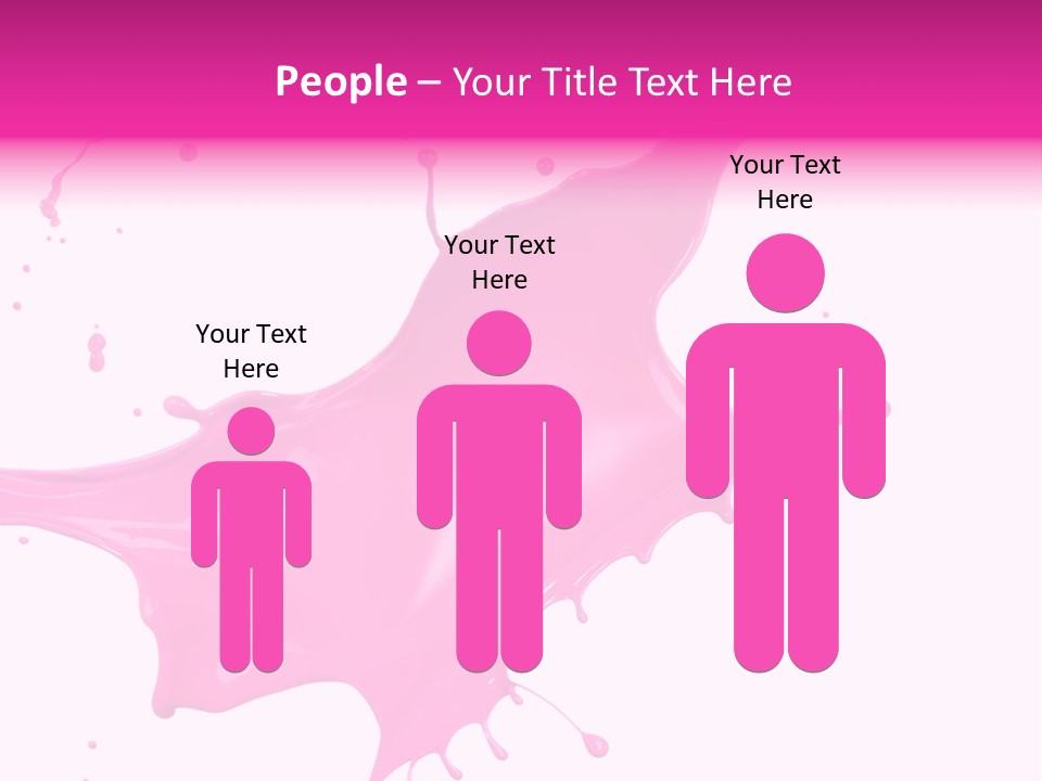 Isolated Paint Motion PowerPoint Template