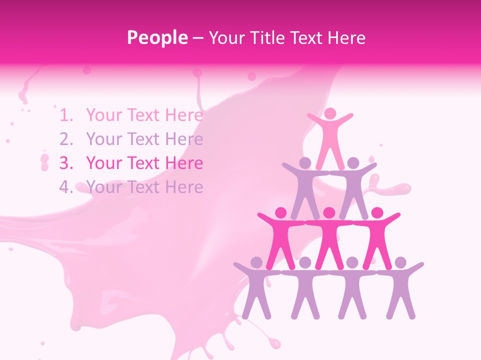 Isolated Paint Motion PowerPoint Template