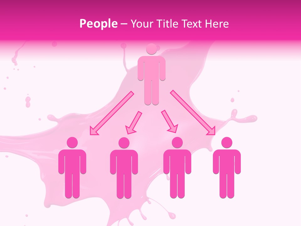 Isolated Paint Motion PowerPoint Template