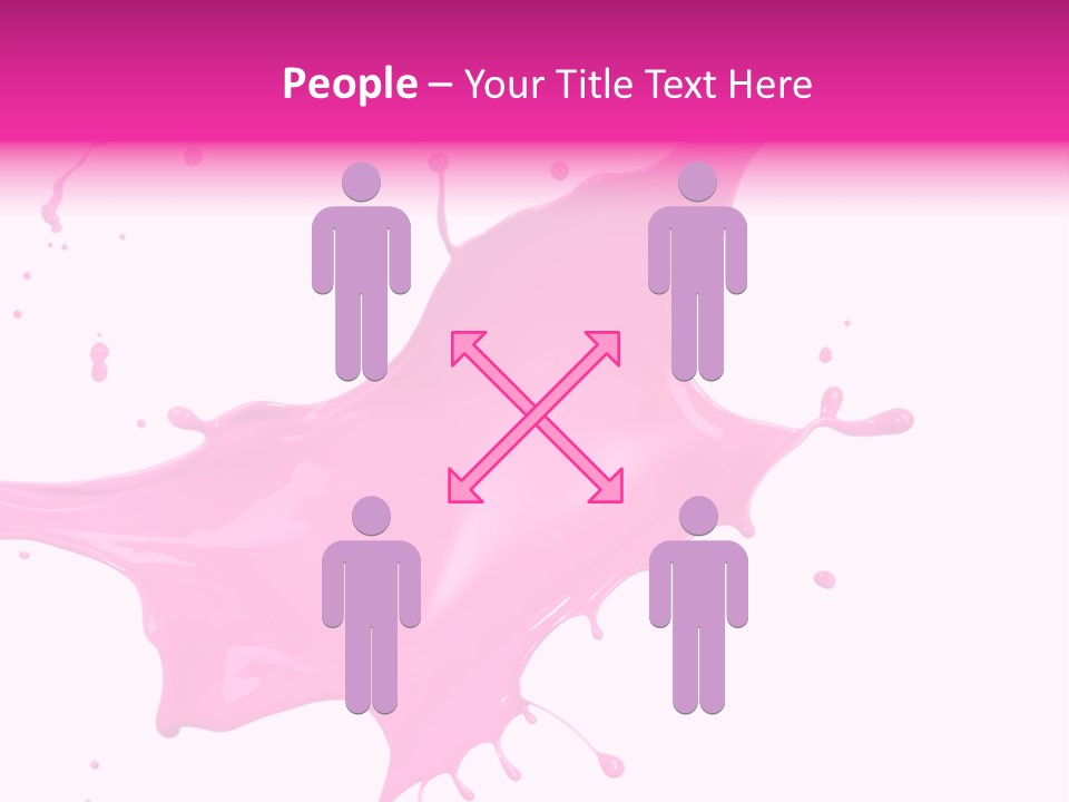 Isolated Paint Motion PowerPoint Template